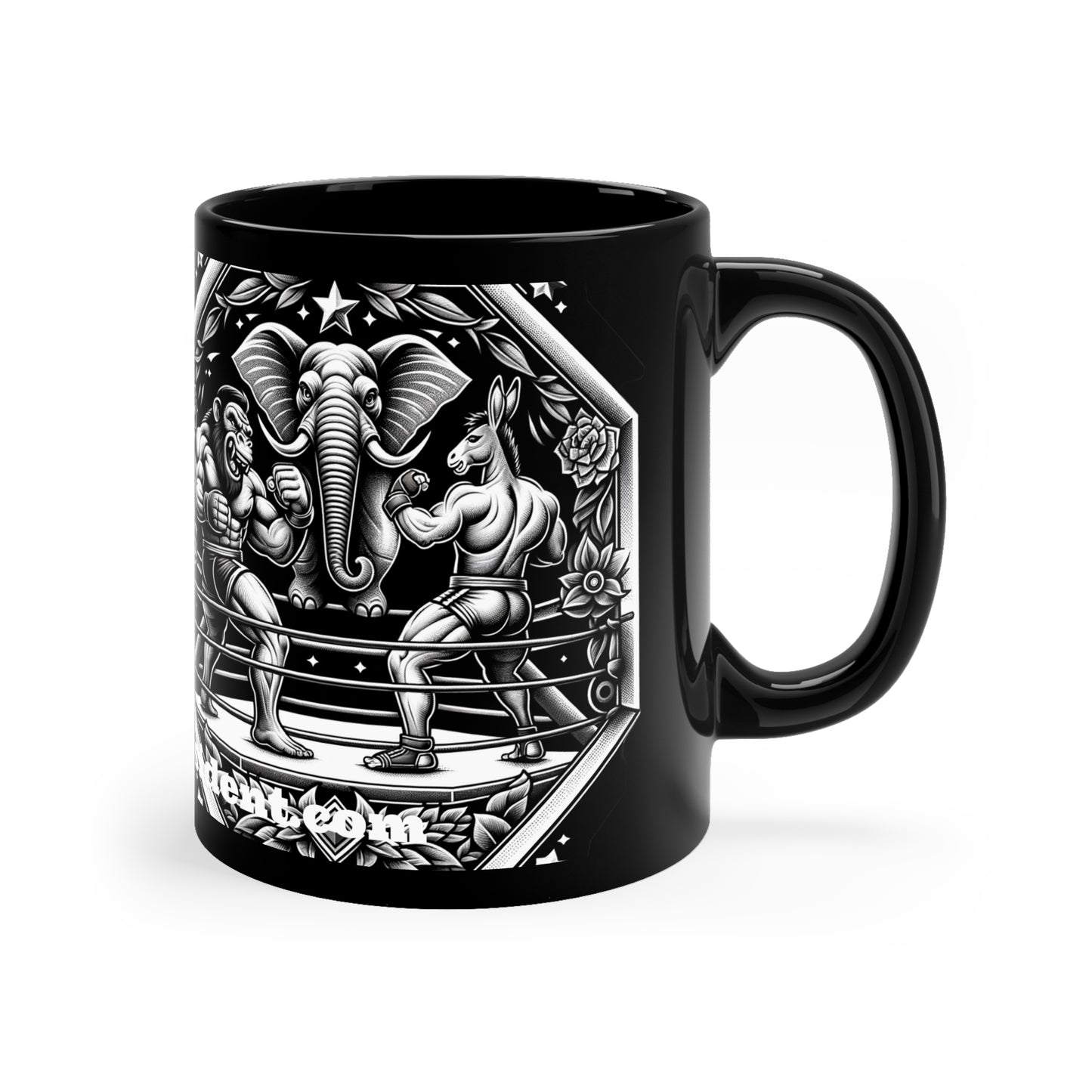 11oz Black Mug