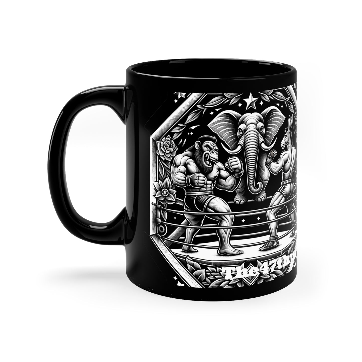 11oz Black Mug